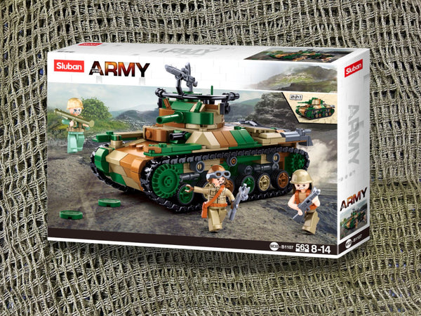 WW2 Military Tank Construction Set 563pcs