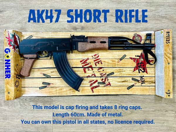 AK47 Short Rifle Cap Gun