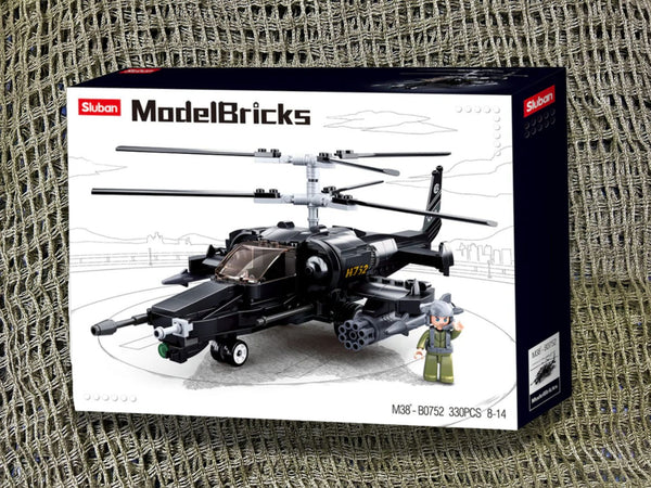 Ka-50 Black Shark Helicopter Construction Set 330pcs