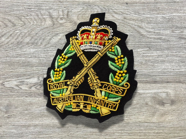 RAInf Bullion Pocket Badge