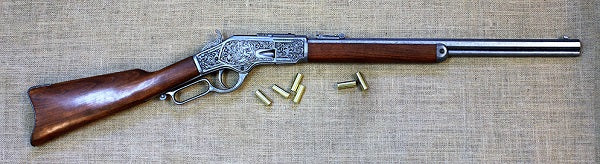 73 Winchester (silver) engraved